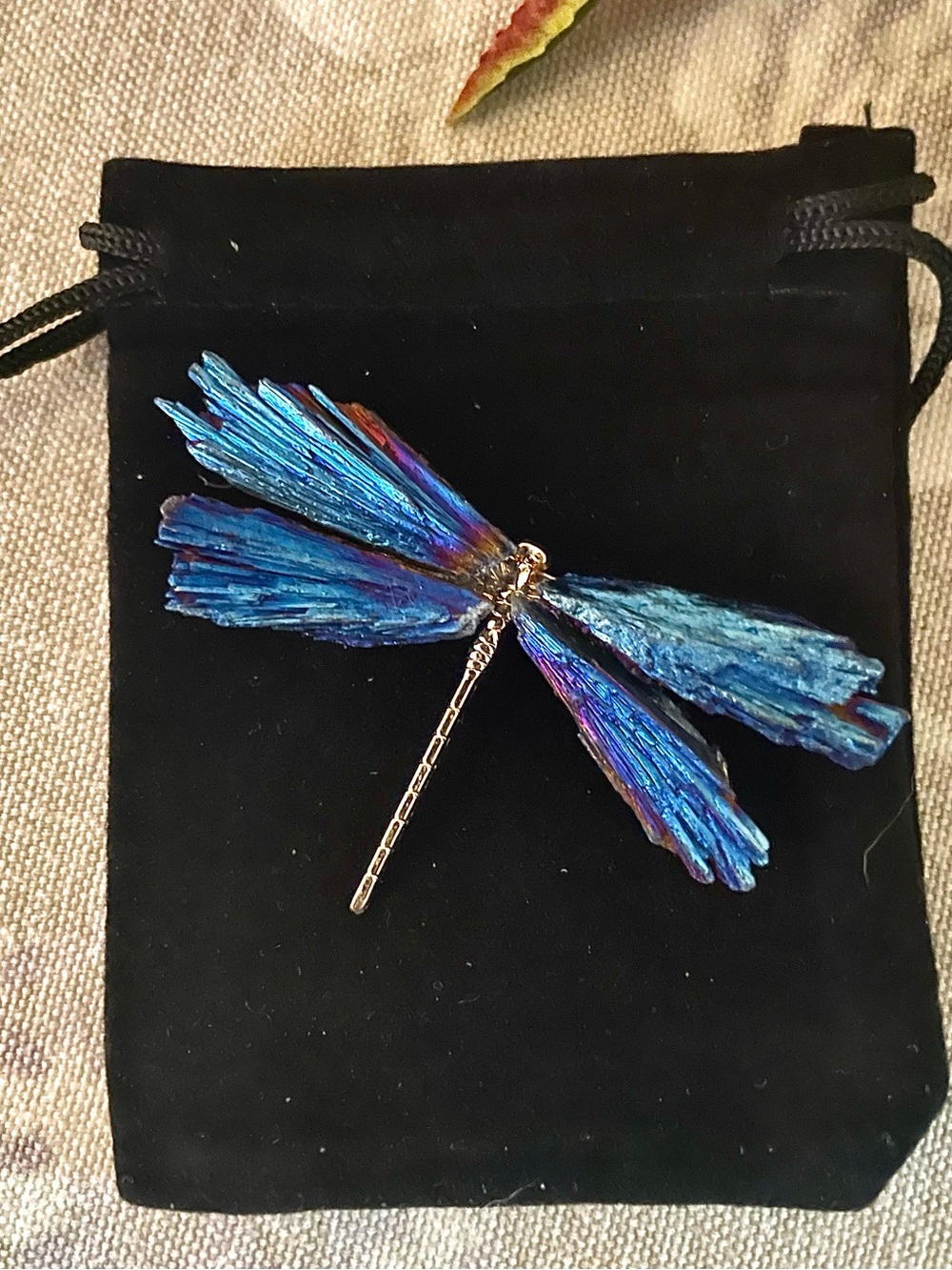 Tourmaline Butterfly Brooch